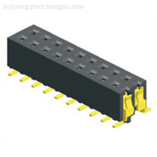 2.54mm Female Header Dual Row SMT